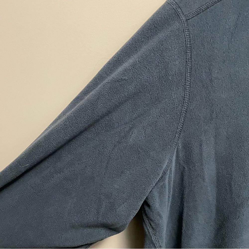 Eddie Bauer Grey Fleece 1/4 Zip Pullover Men’s XL - Picture 5 of 12